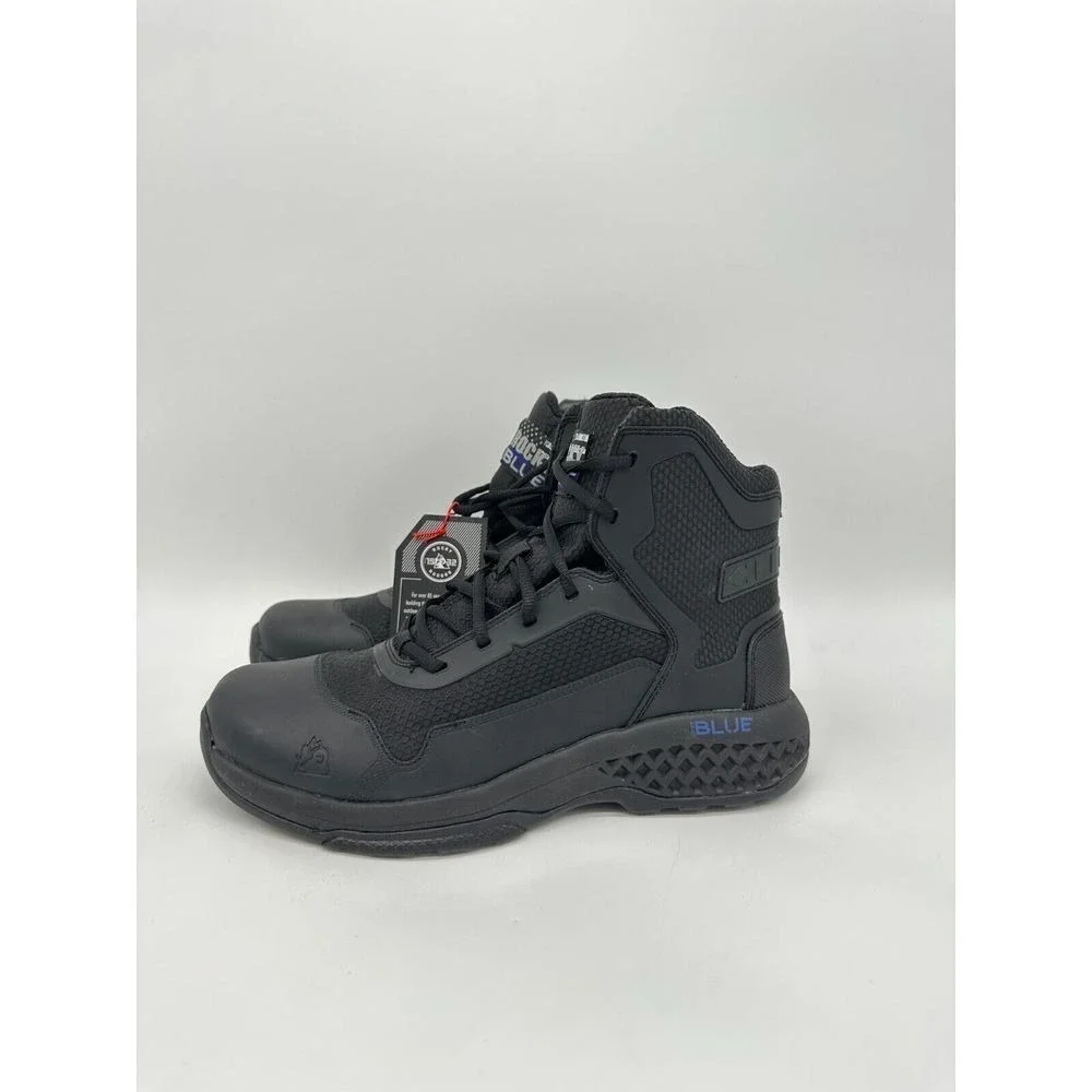 Rocky Boots Mens 7M Code Blue Public Service Duty Work Boots Black F2892-18 NEW